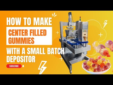 Small Batch Gummy Making with SaintyCo DM-50X Depositor - Starting Producing Center Filled Gummies