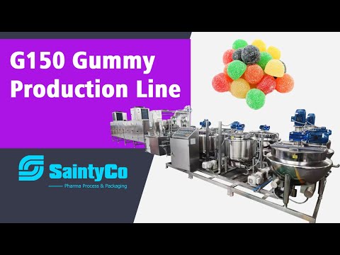 [Gummy Machine] G150 Gummy Production  Line - SaintyCo