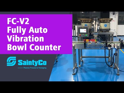 FC-V2 Fully Auto Vibration Bowl Counter for Gummy-SaintyCo