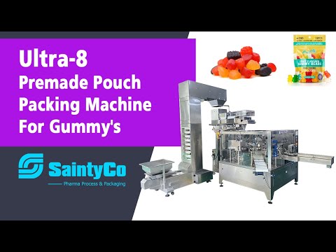 Ultra-8 Premade Pouch Packing Machine For Gummy