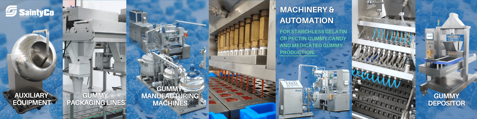 Gummy Production Machinery from GummyGenix by SaintyCo Gummy Production Machinery from GummyGenix by SaintyCo