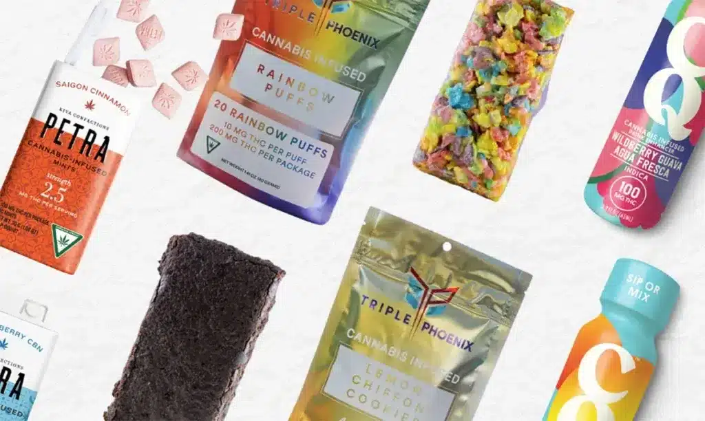 Cannabis gummies in various packaging options